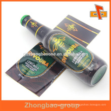 Guangdong manufactory PET shrink band custom design printed bottle shrink sleeve for automatic package